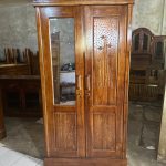 LEMARI JATI 2 PINTU